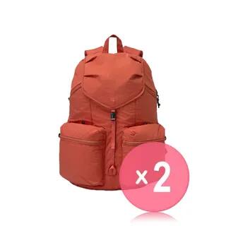 Safe Plus Backpack - 4 Colors 2pcs Bundle Set Deep Orange x 2 pcs by Branden