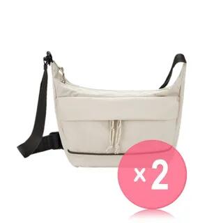 Safe Cross Body Bag S - 3 Colors 2pcs Bundle Set Light Beige x 2 pcs by Branden