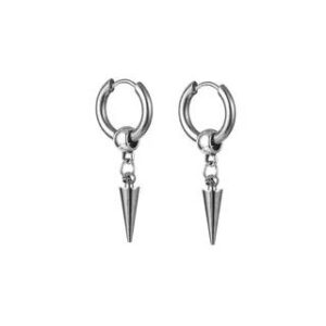 Studded Dangle Earring 1 Pair - Silver | PANGU 282274424