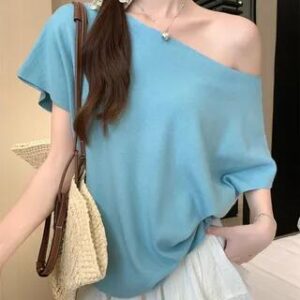 Blue One Shoulder Top: A Fashion Editor’s Favourite and Styling Ideas Blue One Shoulder Top