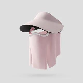 Set: Sun Protection Visor + Mask XMZ323 - Pink by Rita Zita