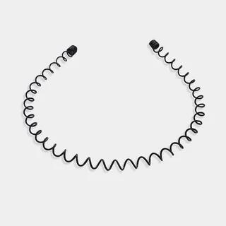 Wavy Alloy Headband 04 - Spring Version - Black by moliveny