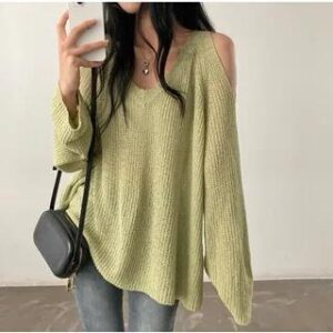 Olive Loose Button Down Shirt