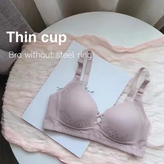 Wireless Push Up Bra Pink - 36/80 by Croix