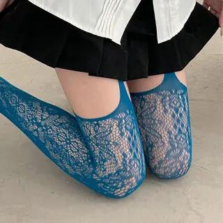 Lace Stockings Blue by Mimiyu