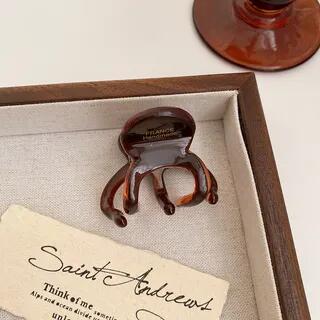 Acetate Small Hair Claw Caramel | Kiren by Kiren