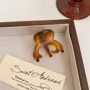 Acetate Small Hair Claw Coffee | Kiren 282398487