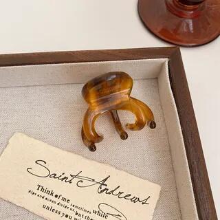 Acetate Small Hair Claw Coffee | Kiren by Kiren