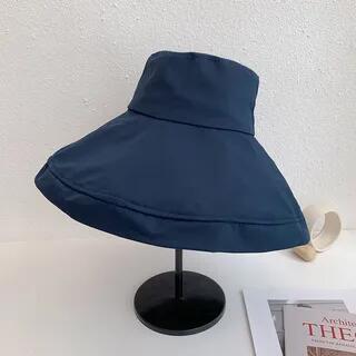 Foldable Sun Hat Navy Blue by Pompabee