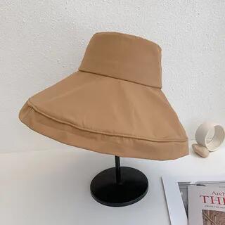 Foldable Sun Hat Light Coffee by Pompabee