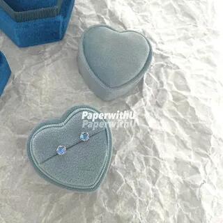 Moonstone Ear Stud Blue | Gemsha by Gemsha
