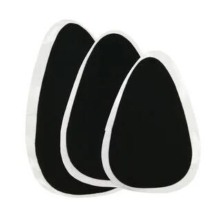 Reusable Push-Up Plain Silicone Nipple Cover Black - 1 Pair - A(A/B Cup) by JVL