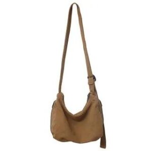 Canvas Crossbody Bag Brown 282410167