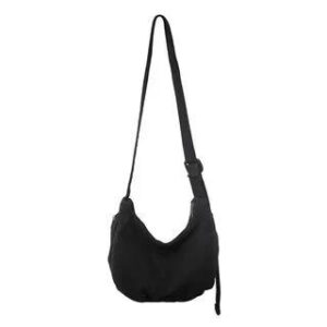 Canvas Crossbody Bag Black 282410296