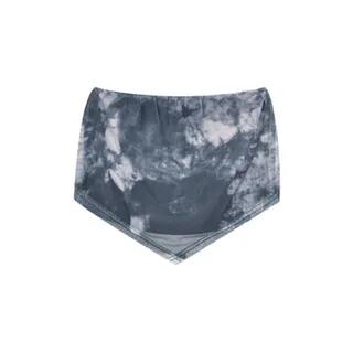 Tie-Dye Tube Top / Long-Sleeve Shrug Tube Top - Tie-Dye - Gray by Allinya