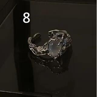 Alloy Open Ring / Set 08 - 1pc - Silver | Lilafey by Lilafey