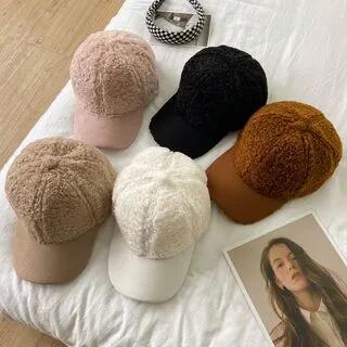 Fluffy Baseball Cap Pink by FROME