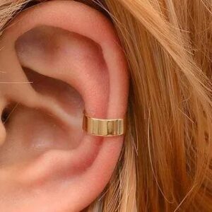 Alloy Cuff Earring 1 Pc - 5990 - 02 - Silver | Rodiv 282473694