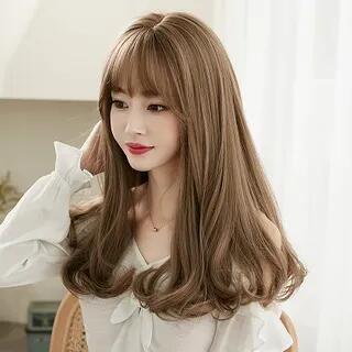 Straight Long Full Wig Light Brown by SEVENQ