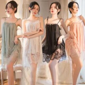 Lace Babydoll Slipdress Green 282473856