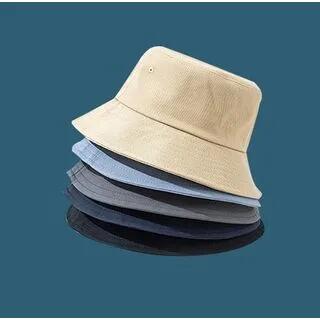 Plain Bucket Hat White by Raconteur