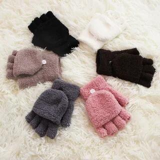 Convertible Mittens White by Rita Zita