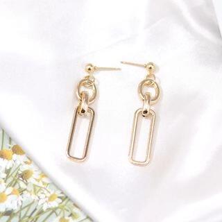 Chain Drop Earring / Clip-On Earring Clip-On Earring - Gold | Jael by Jael