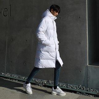 Hooded Padded Coat White by MRCYC