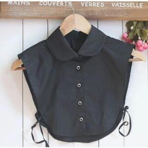Plain Detachable Collar Square-Neck - White | MIOW 282479770