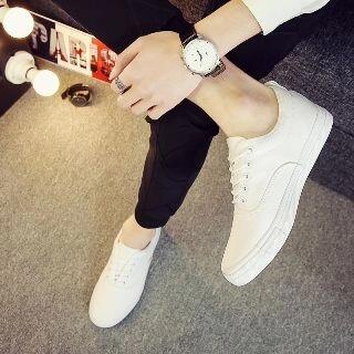 Canvas Sneakers White - 44 by Solejoy