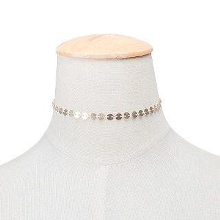Disc Choker C1350 Silver | Seirios by Seirios