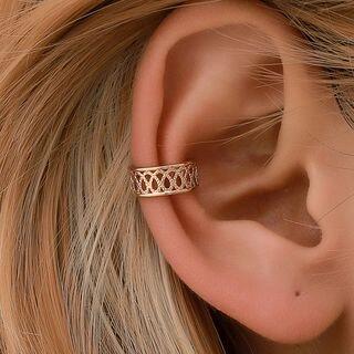 Perforated Ear Cuff 11589 - 01 - KC Gold | Seirios by Seirios
