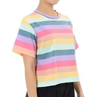 Short-Sleeve Striped T-Shirt Stripes - Light Color by Sancus