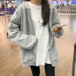 Plain Zipped Hoodie Black by HYAKU