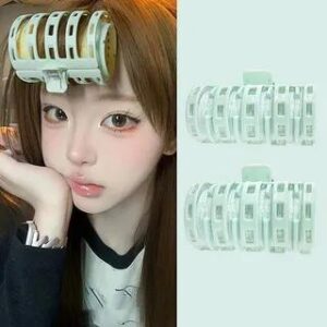 Jael - Hair Fringe Styling Clip / Set Set of 2 - Blue - L & S 282976490
