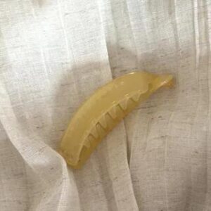 Plain Banana Clip 08 - Transparent Yellow | Mentosi 283102283