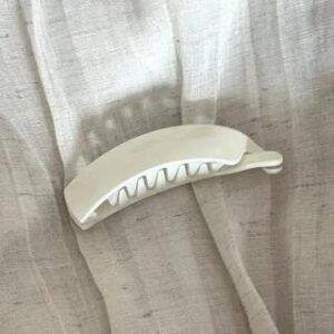 Plain Banana Clip 02 - White | Mentosi 283102284