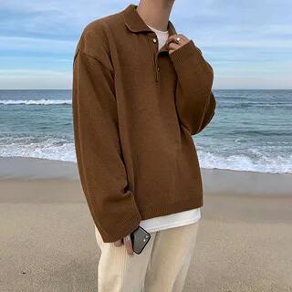 Polo Sweater Coffee by MRCYC