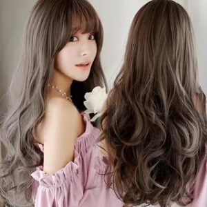 Long Full Wig - Wavy Dark Brown | SEVENQ 83604829