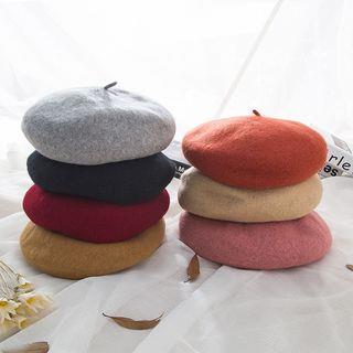 Woolen Beret Mx003 - Brick Red by Raconteur