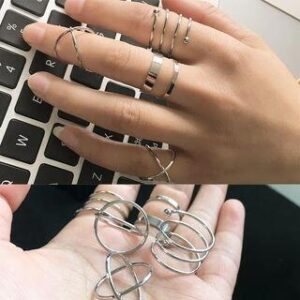 Alloy Ring (assorted designs) Silver | PANGU 90098417