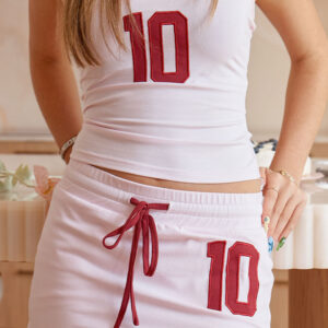 Alexa Pink Jersey Skort