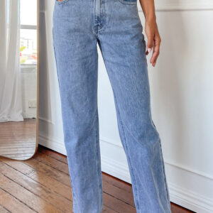 Austin Mid Rise Mid Wash Blue Denim Jeans