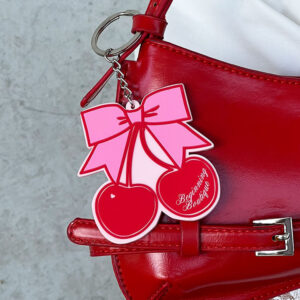 Beginning Boutique Cherry Bow Keyring
