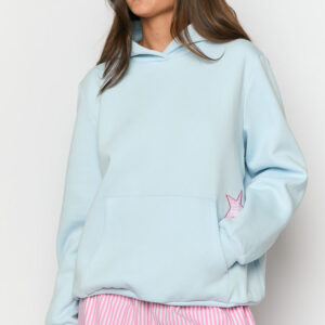 Beginning Light Blue Star Hoodie