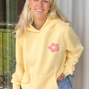 Beginning Yellow Hibiscus Hoodie