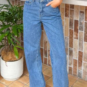 Calliope Mid Wash Mid Rise Slouchy Jeans