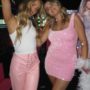 Charming Pink Sequin Mini Dress
