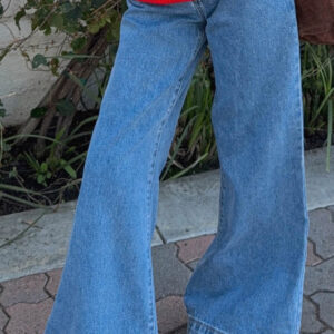 Dandy Mid Wash Denim Flare Jeans