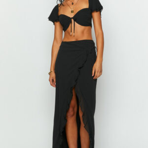 Jay Black Midi Skirt